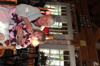 Morning donuts with Nana