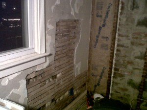 This may appear to the untrained eye that the only thing that happened on Tuesday was that the ladder was moved... but I was ASSURED much work went on that I could not see...